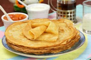 рецепт классические блины на молоке