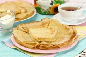 заварные блины на молоке и кипятке с дырочками