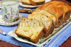 манник на кефире с яблоками