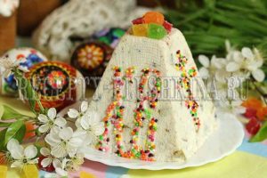 царская творожная пасха