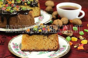 классический манник с творогом