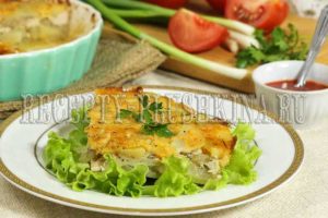 запеканка с курицей и картошкой в духовке