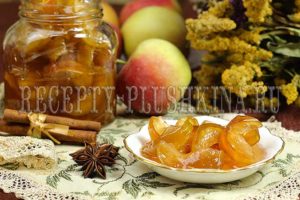 варенье из яблок дольками прозрачное