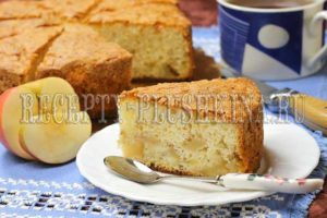 пирог с яблоками