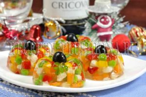 заливное из курицы с желатином