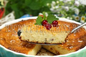 вкусная творожная запеканка в духовке