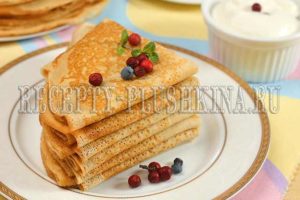 блины на сыворотке от творога
