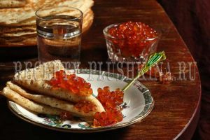 блины с красной икрой рецепт