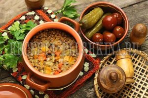 гречка с мясом в горшочках в духовке