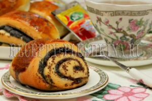 булочки с маком из дрожжевого теста