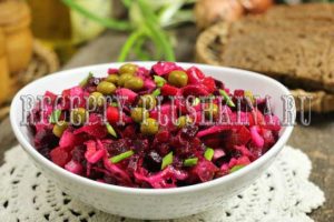 винегрет рецепт классический с горошком