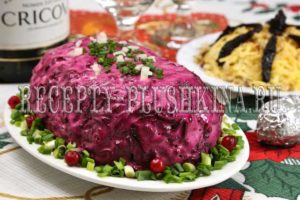 сельдь под шубой классический рецепт
