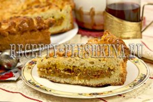 пирог с капустой и яйцом в духовке